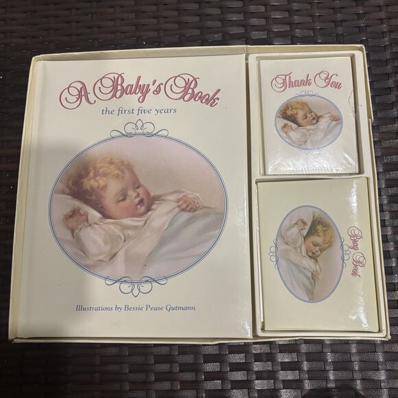 Vintage Bessie Pease Gutmann Baby Book Set - 1st Five Years Memory Kit NIB - Picture 8 of 16